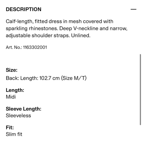 H&m - Sparkling Mesh Dress in Gold and Beige - XXL - NEW! - Picture 7 of 12